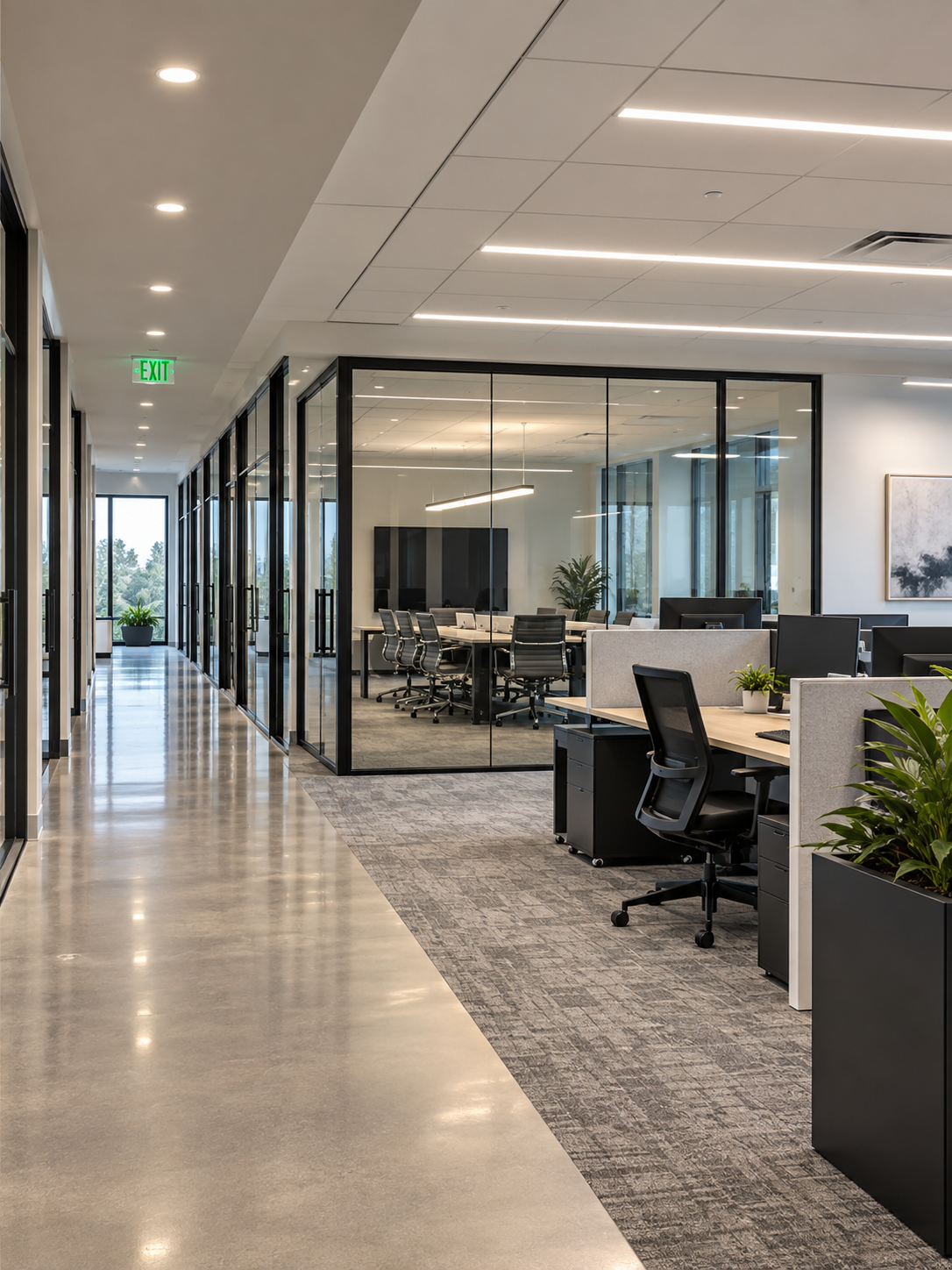 Commercial Lighting Systems Office Space Image Illinois